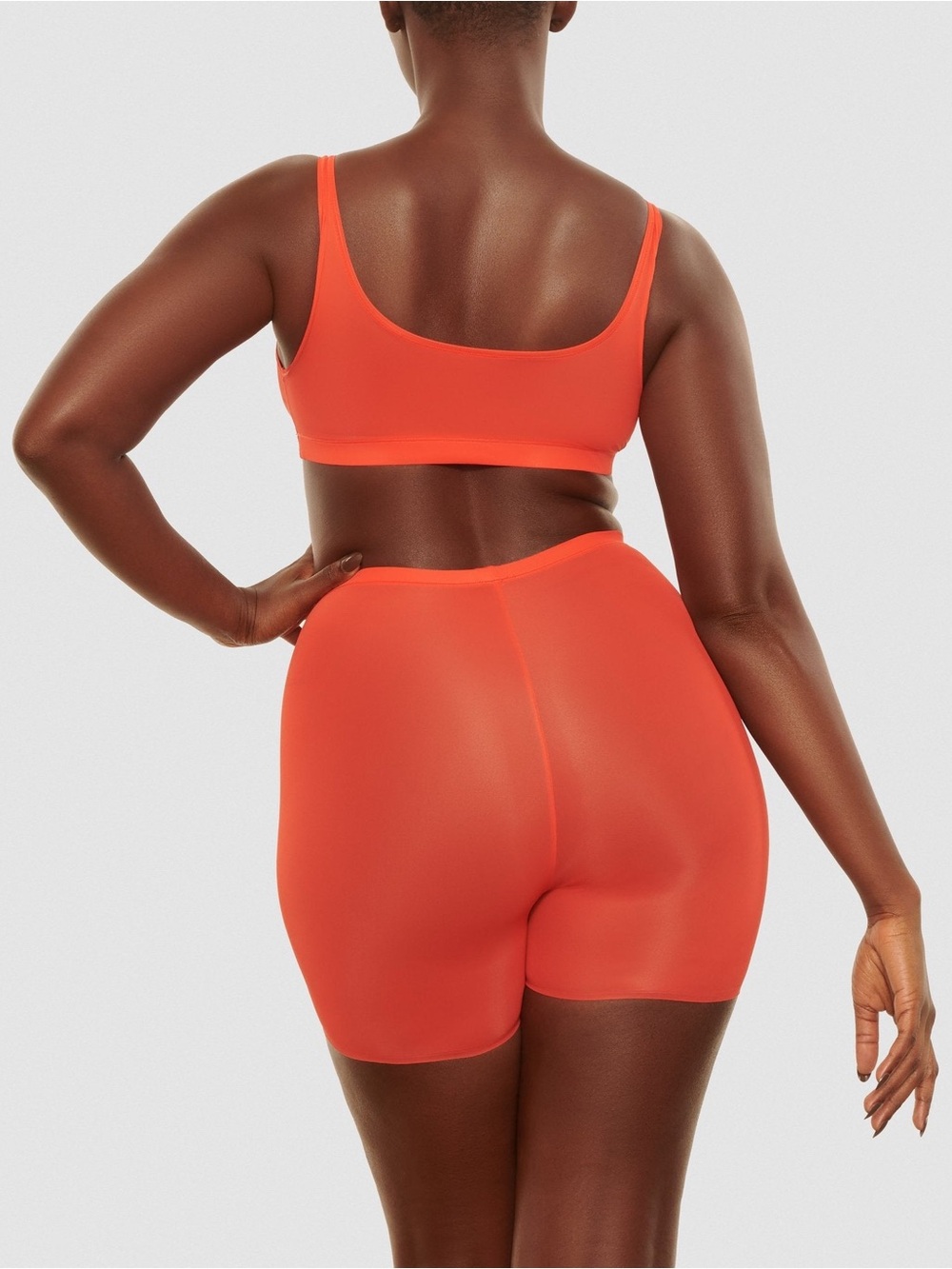 SKIMS Size XXS Jelly Sheer Short in Poppy - Picture 10 of 16